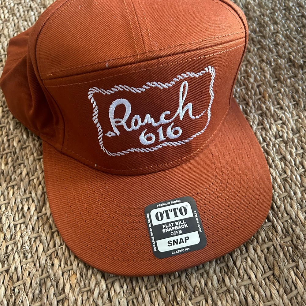 Otto Ranch 616 Snapback Hat - Orange